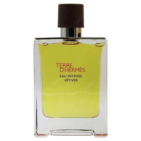 hermes terre d eau intense vetiver|terre d'hermes vetiver 100ml.